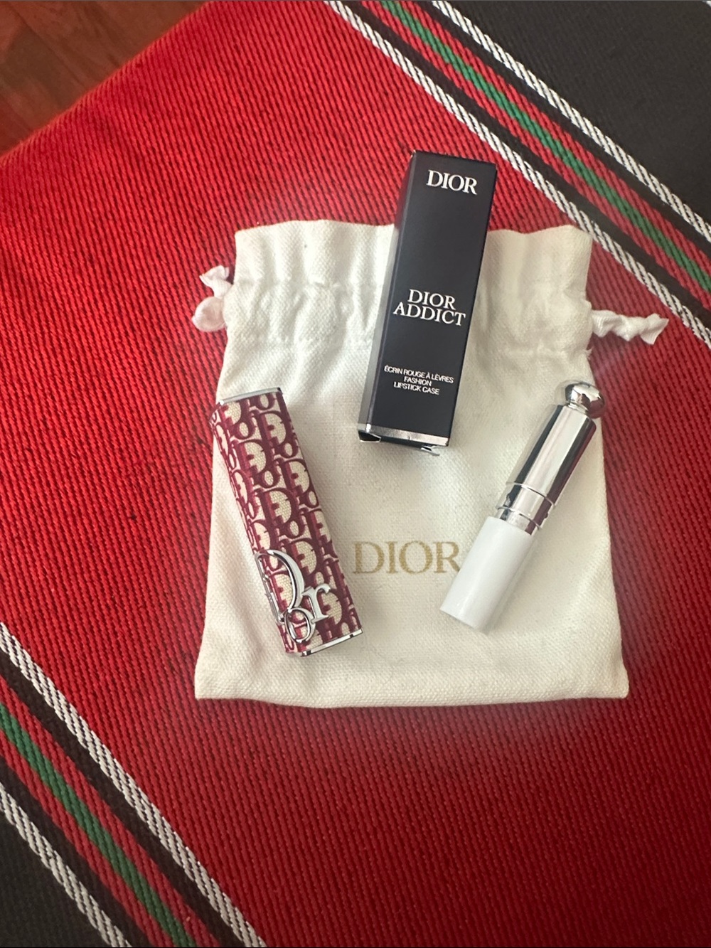 Brand New Dior Lip Stick & Limited Edison Case , plus lipstick & dust bag